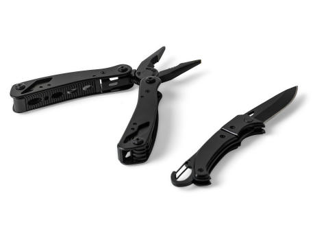 Schwarzes Aluminium-Multitool Ariane