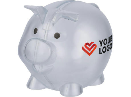 Recyceltes PS-Kunststoff-Sparschwein Vivi