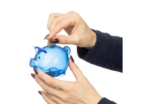 Recyceltes PS-Kunststoff-Sparschwein Vivi