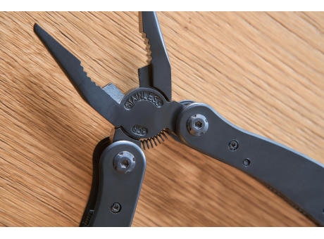 Schwarzes Aluminium-Multitool Ariane