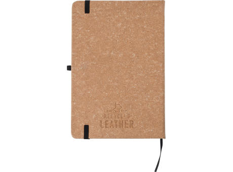 Notizbuch aus recyceltem Leder (A5) Gianna