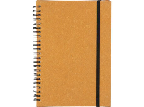Notizbuch aus recyceltem Leder A5 Egon