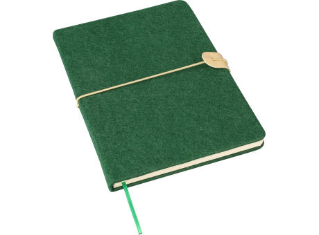 Notizbuch aus recyceltem Filz (A5) Dario