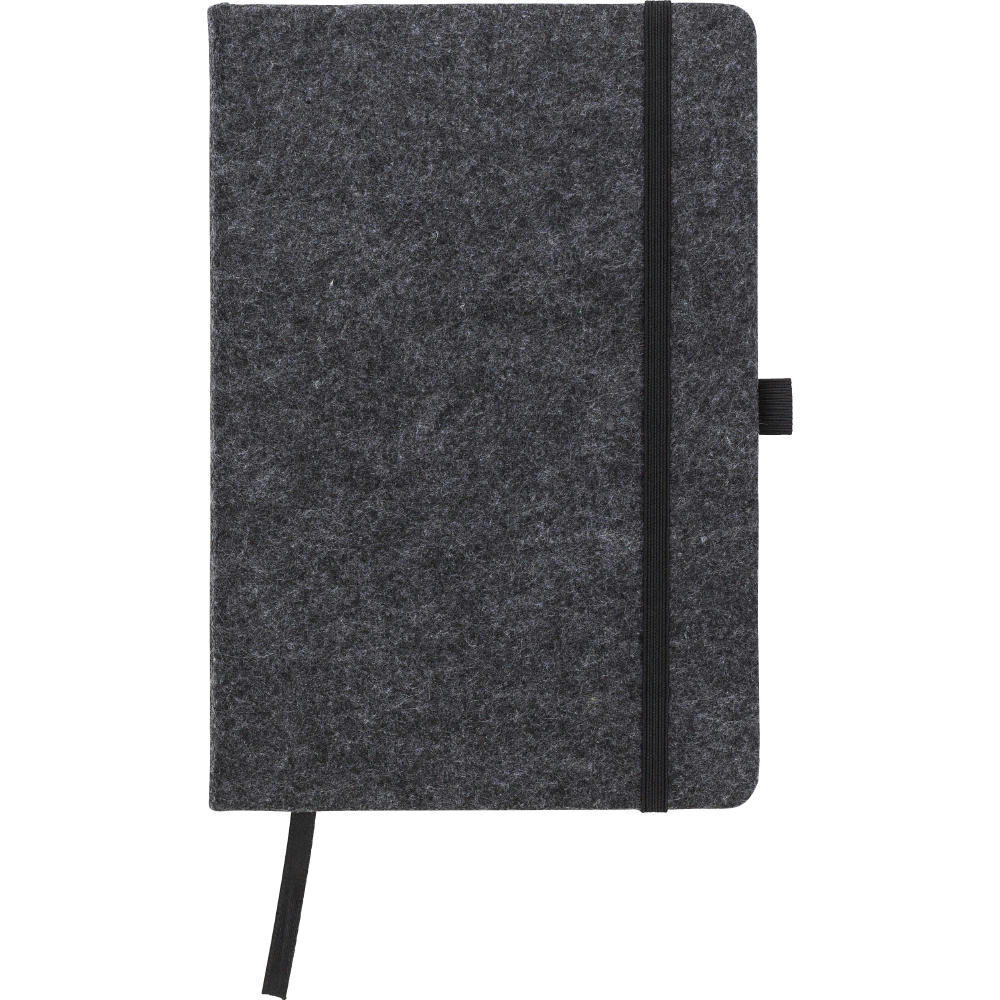 Notizbuch Harper | FSC® Mix-Papier | Filz | A5 | Liniert