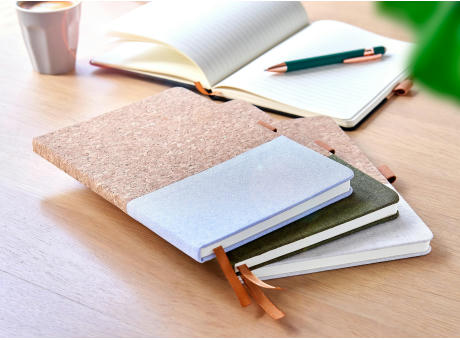 Notizbuch Trevor aus Kork und Baumwolle