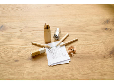 Buntstift-Set Libbie | Karton | 6-teilig