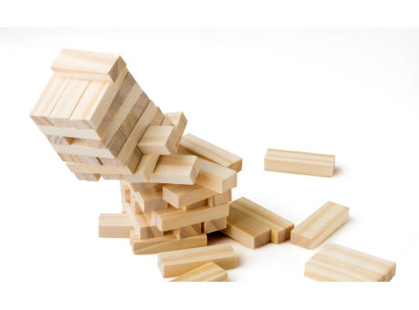 Geschicklichkeitsspiel aus Kiefernholz Gisa