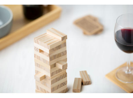 Geschicklichkeitsspiel aus Kiefernholz Gisa