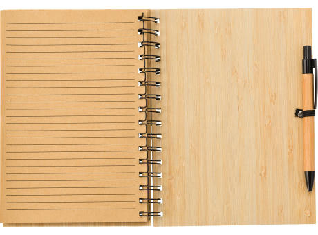 Notizbuch aus Bambus Carmen