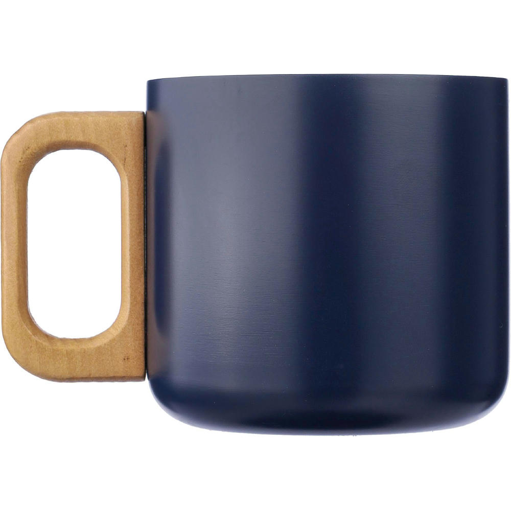 Becher Dwight | Edelstahl | Holzgriff | 400 ml