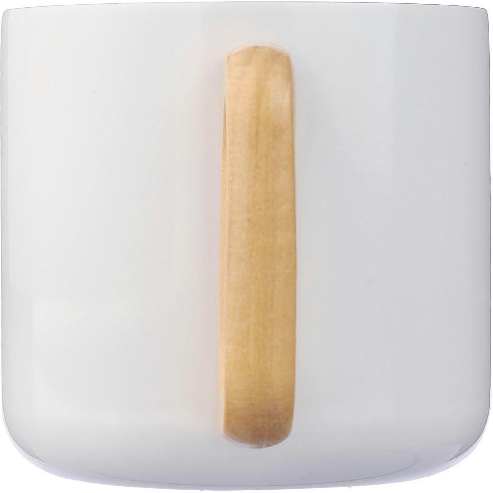 Becher Dwight | Edelstahl | Holzgriff | 400 ml