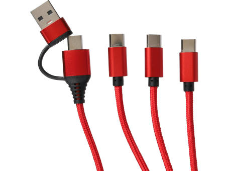 Ladekabel Hexa | 6-in-1