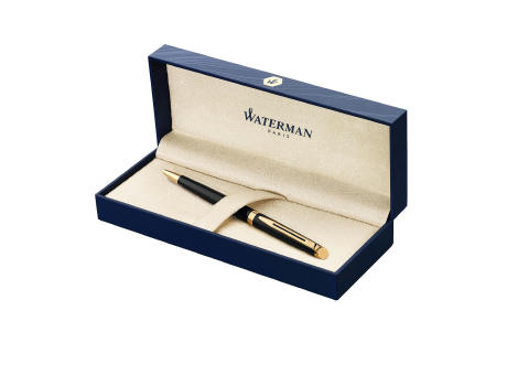 Waterman Hémisphère Kugelschreiber | Schwarz | Blaue Tinte