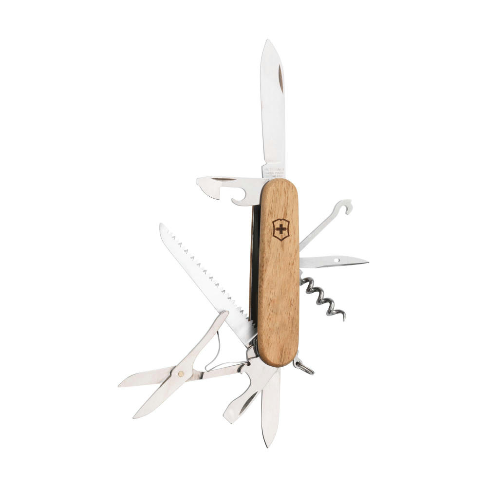 Victorinox Taschenmesser Huntsman Wood | Geschenkbox | 13 Funktionen