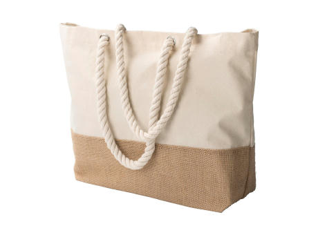 Einkaufstasche Diego | Baumwolle 280 g/m² | Juteboden