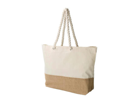 Einkaufstasche Diego | Baumwolle 280 g/m² | Juteboden