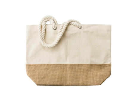 Einkaufstasche Diego | Baumwolle 280 g/m² | Juteboden