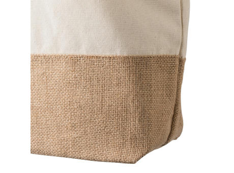 Einkaufstasche Diego | Baumwolle 280 g/m² | Juteboden