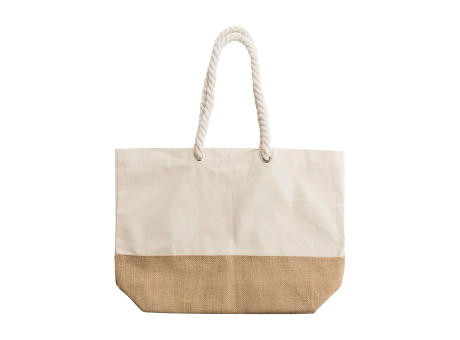 Einkaufstasche Diego | Baumwolle 280 g/m² | Juteboden