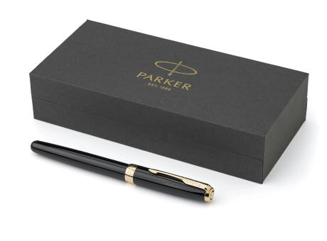 Parker Sonnet Tintenroller | Goldfarbene Zierelemente