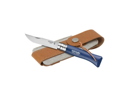 Opinel Colorama No 08 Taschenmesser | Mit Gürteletui