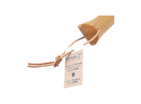 Opinel Inox No 08 Natural Taschenmesser | Mit Gürteletui
