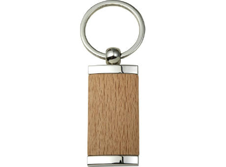 Schlüsselanhänger aus Metall & Holz Jennie