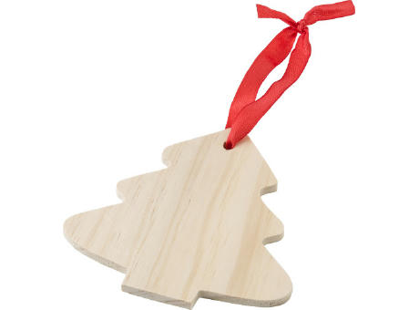 Weihnachtsbaumanhänger aus Holz Imani