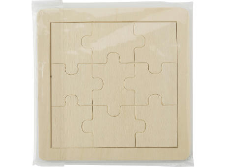 Neunteiliges Puzzle aus Holz Alvaro