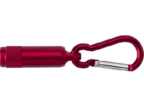 Mini-Taschenlampe aus Aluminium mit Karabiner Tracy