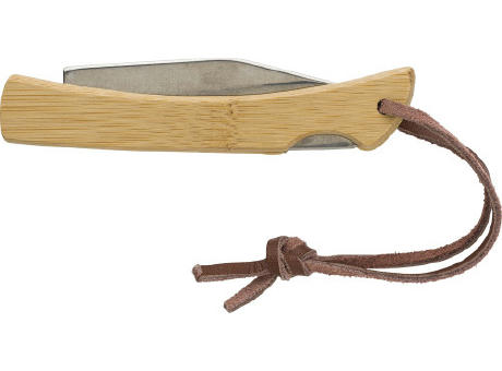 Klappbares Messer aus Edelstahl und Bambus Beckett