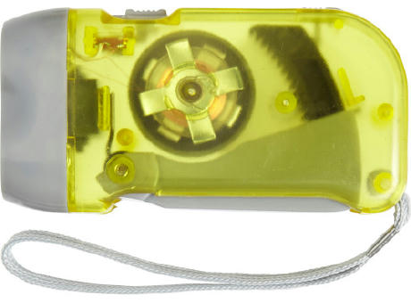 LED-Dynamotaschenlampe aus Kunststoff Tristan