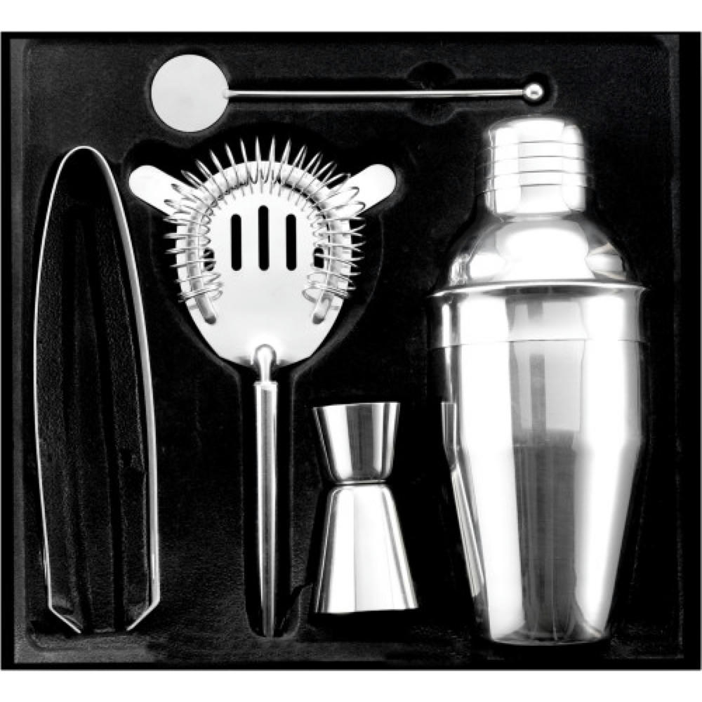 Cocktailshaker-Set aus Edelstahl Natalina