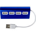 USB-Hub aus Aluminium Leo