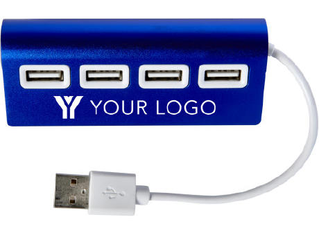 USB-Hub aus Aluminium Leo