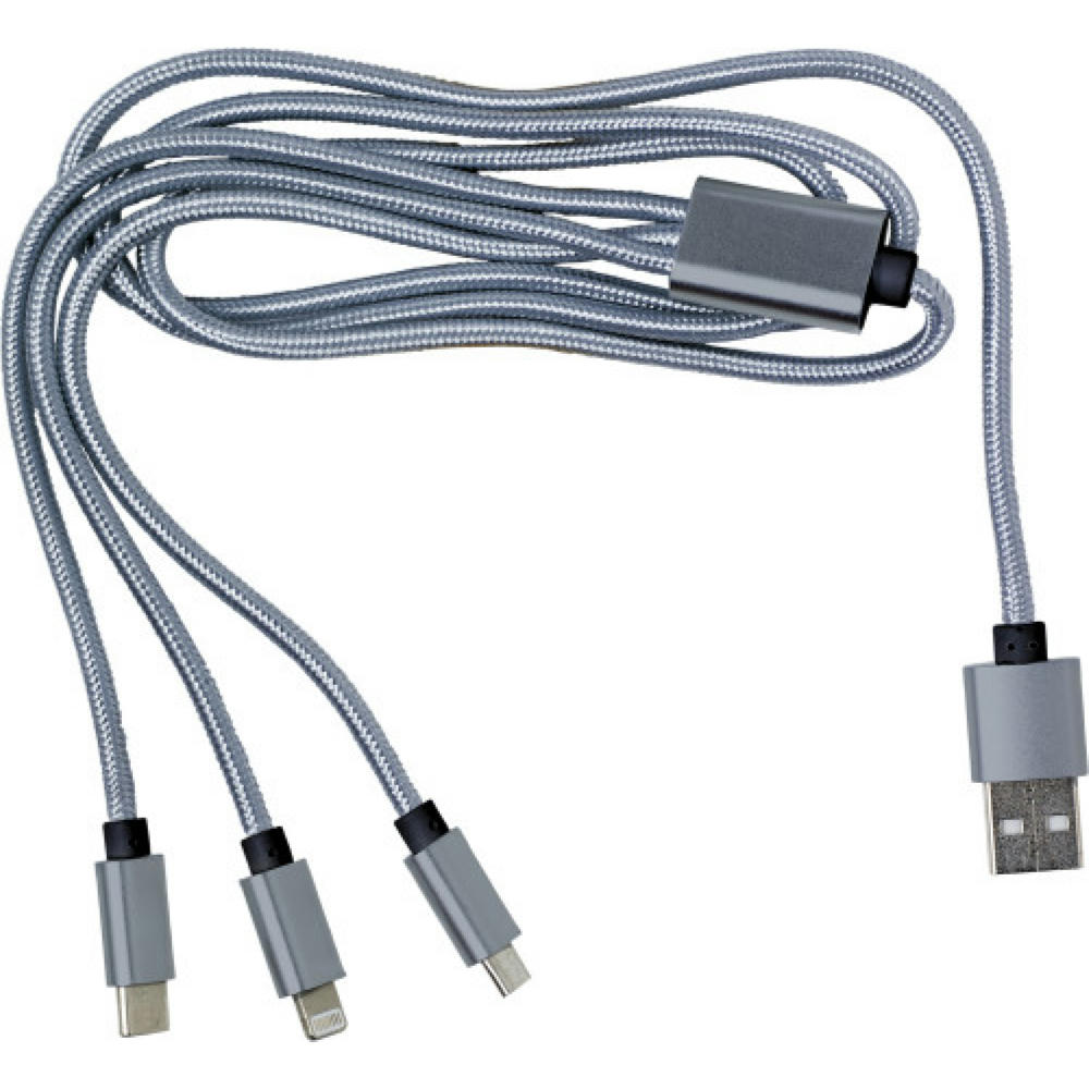 3-in-1 Ladekabel aus Nylon Felix