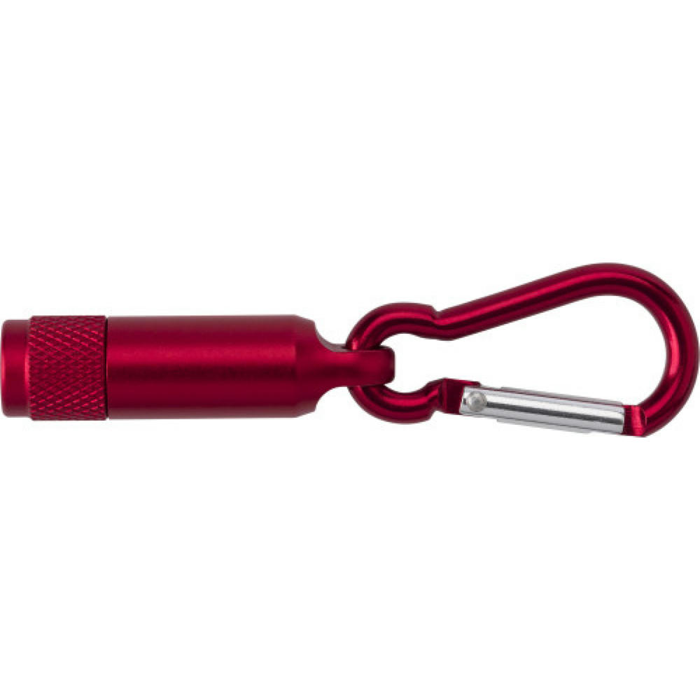 Mini-Taschenlampe aus Aluminium mit Karabiner Tracy