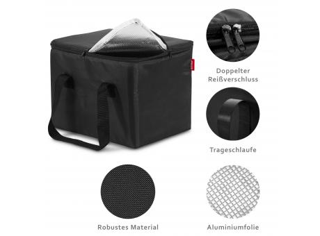 Kühltasche / Kühleinsatz für „Auto-Faltbox (AD320), schwarz