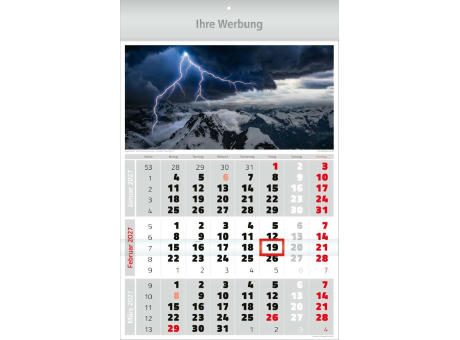 Dreimonatsbildplaner Combi 3