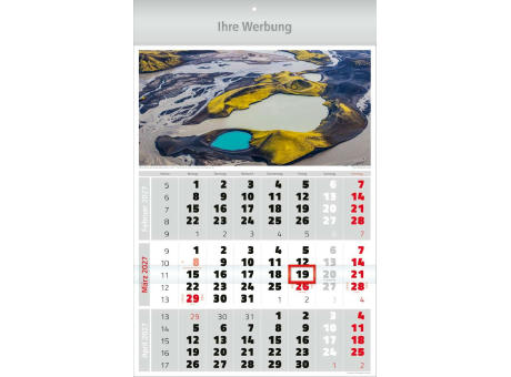 Dreimonatsbildplaner Combi 3