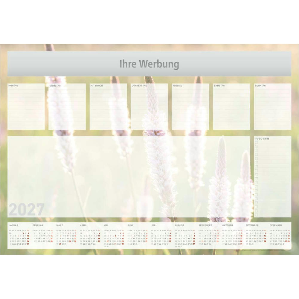 Schreibunterlage mit Hintergrundmotiv 50 Blatt 4-fbg.