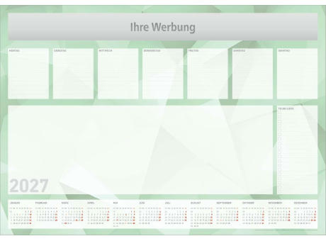 Schreibunterlage mit Hintergrundmotiv 50 Blatt 4-fbg.