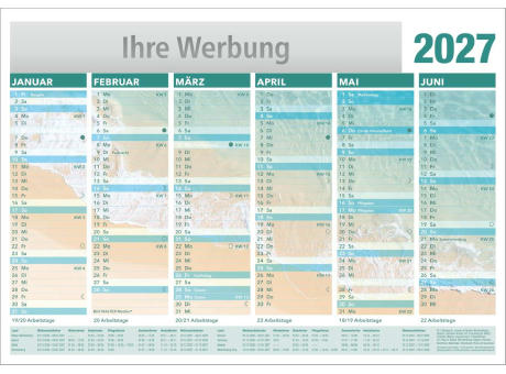 Tafelkalender mit Bild