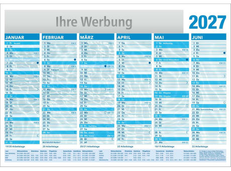 Tafelkalender mit Bild