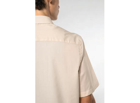 Camisa popelina de polialgodón manga corta de fácil cuidado hombre