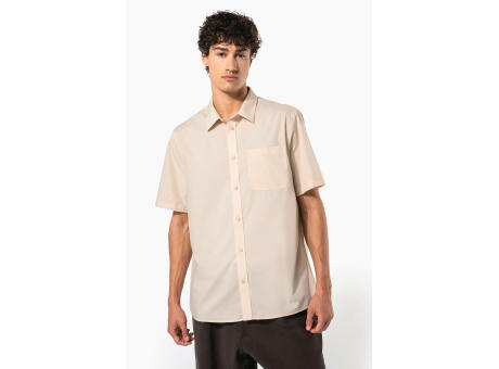 Camisa popelina de polialgodón manga corta de fácil cuidado hombre
