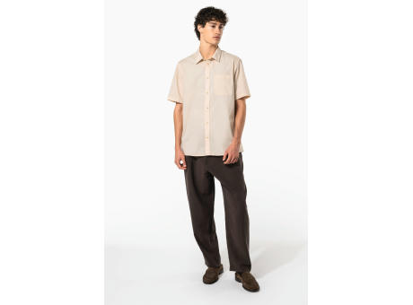 Camisa popelina de polialgodón manga corta de fácil cuidado hombre