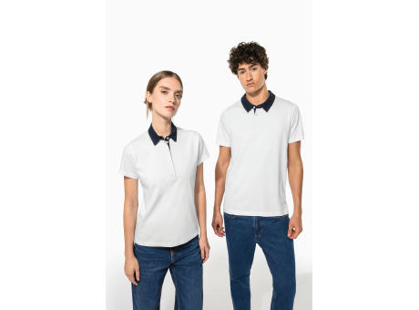 Polo jersey bicolor hombre
