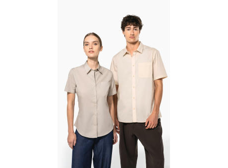 Camisa popelina de polialgodón manga corta de fácil cuidado hombre