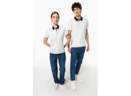 Polo jersey bicolor hombre